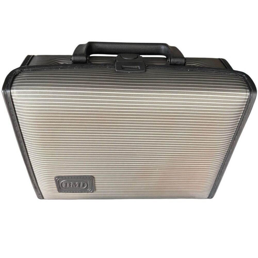 BMI Vintage Cassette Tape Storage Carry Case Holds 16